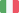 Bandierina rettangolare dell’Italia
